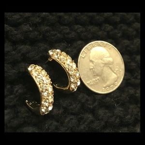 Cubic rhine stone earring